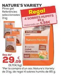 Kiwoko Nature's variety - pienso gat oferta