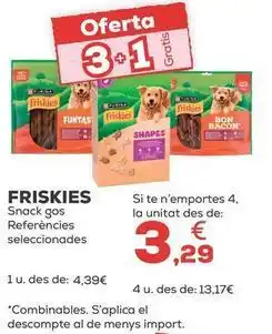 Kiwoko Friskies - snack gas refencies seleccionades oferta