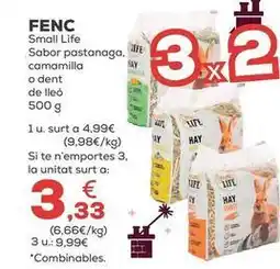 Kiwoko Small life - heno sabor zanahoria, e manzanilla o diente de león oferta