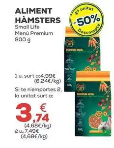 Kiwoko Small life - aliment hamsters oferta