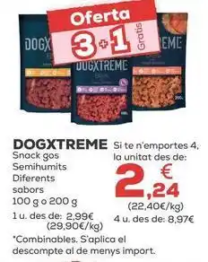 Kiwoko Dogxtreme - snack gas semihumedos oferta