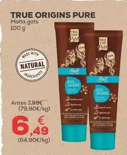 Kiwoko True origins - pure malta gatos oferta