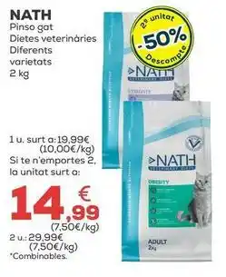 Kiwoko Nath - pienso gat dietas veterinarias oferta