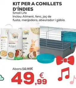 Kiwoko Small life - kit per a conillets d'indies oferta