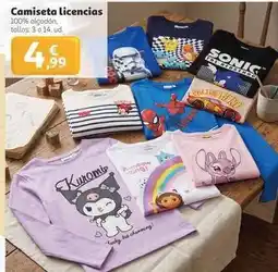 Alcampo Sonic - camiseta licencias oferta
