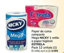 Supeco Nicky / estrela - paper de cuina compacte mega o paper higiènic oferta
