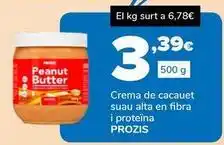Supeco Prozis - crema de cacauet suau alta en fibra i proteina oferta