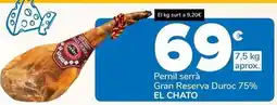 Supeco El chato - pernil serrà gran reserva duroc 75% oferta