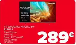 Supeco Philips - tv 50pqs7801 4k qled 50 oferta