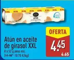 ALDI Sal de plata - atun en aceite de girasol oferta
