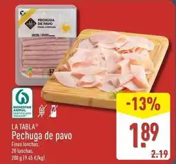 ALDI La tabla - pechuga de pavo oferta