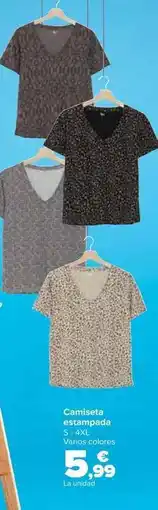 Carrefour Tex - camiseta estampada oferta