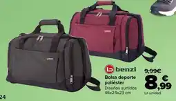 Carrefour Benzi - bolsa deporte poliéster oferta