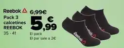 Carrefour Reebok - pack 3 calcetines oferta