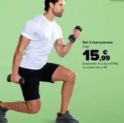 Carrefour Set 2 mancuernas oferta
