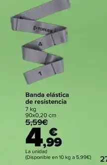 Carrefour Banda elástica de resistencia oferta