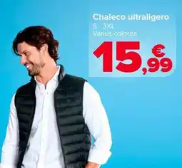 Carrefour Tex - chaleco ultraligero oferta