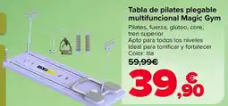 Carrefour Tabla de pilates plegable multifuncional magic gym oferta