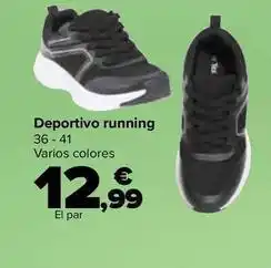 Carrefour Tex - deportivo running oferta