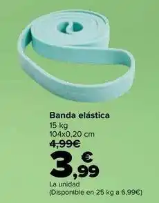 Carrefour Banda elástica oferta