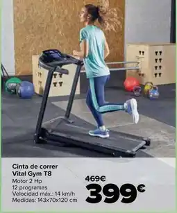 Carrefour Vital gym - cinta de correr t8 oferta