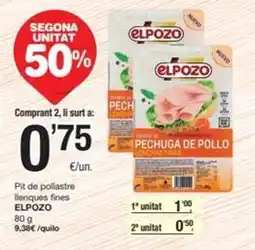 SPAR Fragadis Elpozo - pit de pollastre llenques fines oferta