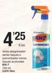 SPAR Fragadis Kh-7 - isotola desgreixador sense taques o polvorizador sense taques acolorides oferta