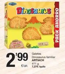SPAR Fragadis Artiach - galetes dinosaurus familiar oferta
