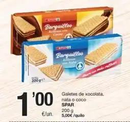 SPAR Fragadis Spar - galetes de xocolata nata o coco oferta