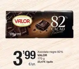 SPAR Fragadis Valor - xocolata negre 82% oferta