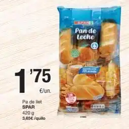 SPAR Fragadis Spar - pa de llet oferta