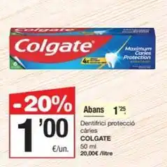 SPAR Fragadis Colgate - dentifrici protecció càries oferta