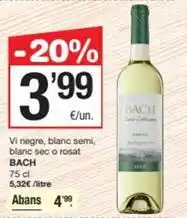 SPAR Fragadis Bach - vi negre oferta