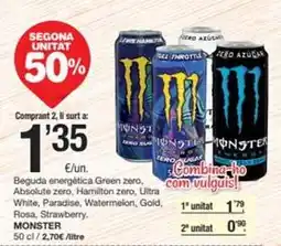 SPAR Fragadis Monster - beguda energetica green zero oferta