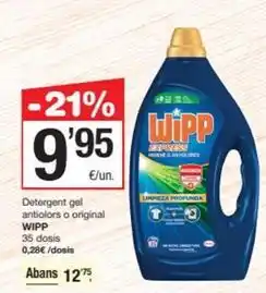 SPAR Fragadis Wipp - detergent gel antiolors o original oferta