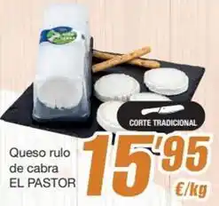 SPAR Fragadis El pastor - queso rulo de cabra oferta