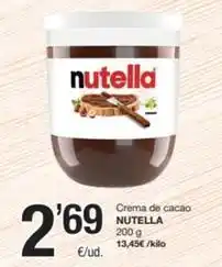 SPAR Fragadis Nutella - crema de cacao oferta