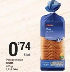 SPAR Fragadis Spar - pan de molde oferta