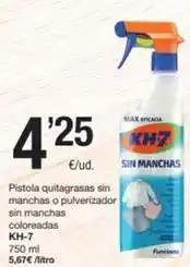 SPAR Fragadis Kh-7 - pistola quitagrasas sin manchas o pulverizador sin manchas coloreadas oferta