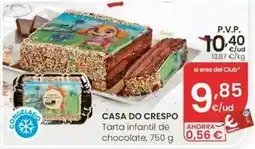 Eroski Casa do crespo - torta infantil de chocolate oferta