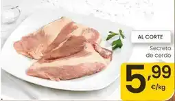 Eroski Secreto de cerdo oferta