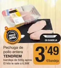 SPAR Fragadis Tendrem - pechuga de pollo entera oferta