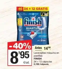 SPAR Fragadis Finish - lavavajillas maquina en pastillas oferta