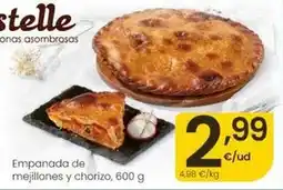 Eroski Empanada de mejillones y chorizo oferta