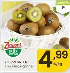 Eroski Zespri - kiwi green oferta