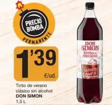 SPAR Fragadis Don simón - tinto de verano clasico sin alcohol oferta