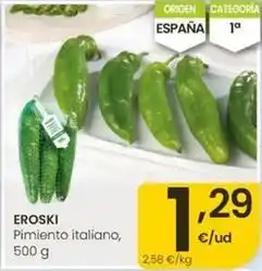 Eroski Eroski - pimiento italiano oferta