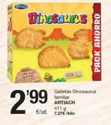 SPAR Fragadis Artiach - galletas dinosaurus familiar oferta