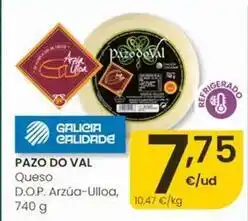 Eroski Pazo do val - queso d.o.p. arzúa-ulloa oferta