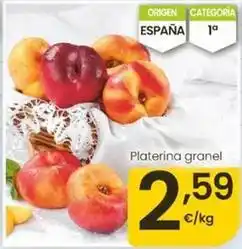 Eroski Platerina granel oferta